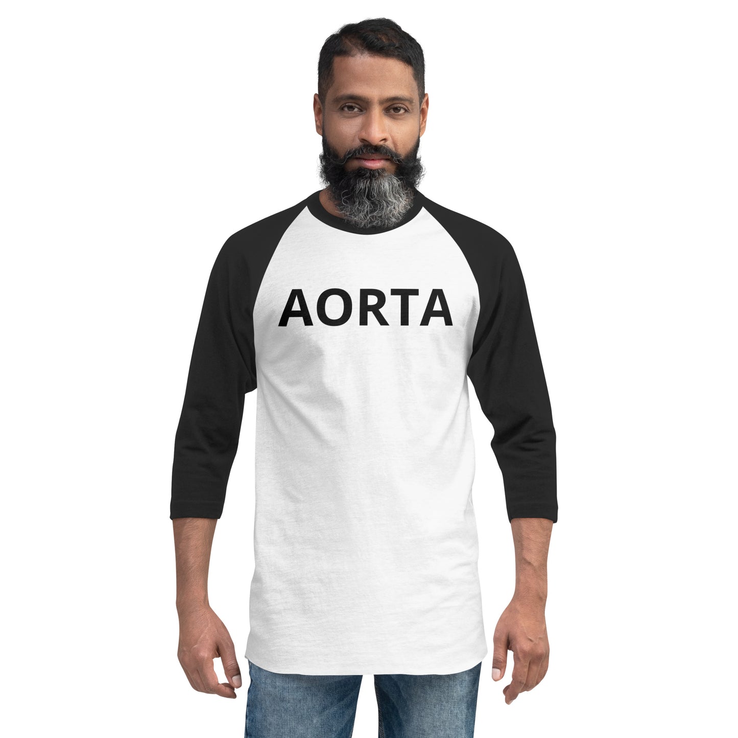 AORTA 3/4 sleeve raglan shirt