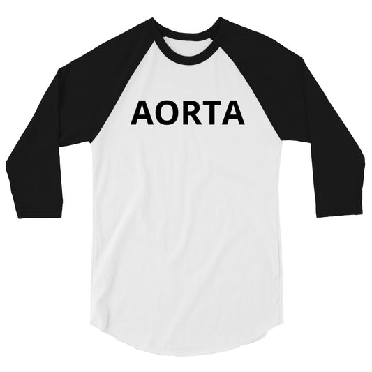 AORTA 3/4 sleeve raglan shirt